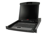 APC 43.18cm 17p Rack LCD Console with 8 Port Analog KVM Switch
