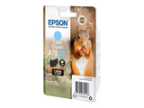 EPSON 5LB Singlepack Light Cyan 378XL Squirrel Clara Photo HD Ink