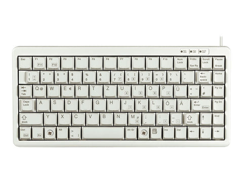 CHERRY Compact corded Keyboard USB grey Win95 (GB)