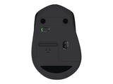 LOGITECH M330 SILENT PLUS Mouse 3 buttons wireless 2.4 GHz USB wireless receiver black