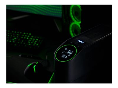 APC Back-UPS Pro 2200VA for Gaming 230V Pure Sinewave LCD Black Schuko