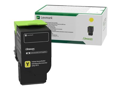 LEXMARK 78C2UY0 Cartouche Jaune Programme de retour de 7K