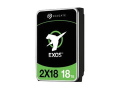 SEAGATE EXOS 2X18 SAS 18To Helium 7200tpm 9To Capacity per Logical Unit 12Gb/s 256Mo cache 8.89cm 3.5p