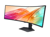 SAMSUNG ViewFinity 49p S95UF DQHD 5120x1440 DP 120Hz sRGB 115perc USB-C 90W/15W/ 120Hz 1000R Curved LAN USB-C 3x USB 3.0
