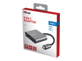 TRUST Adaptateur DALYX USB-C 3 en 1 HDMI USB USB-C