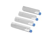 OKI C8600, C8800 cartouche de toner jaune capacité standard 6.000 pages pack de 1