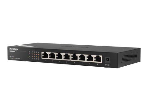QNAP QSW-1108-8T 8 port 2.5Gbps auto negotiation 2.5G/1G/100M unmanaged switch