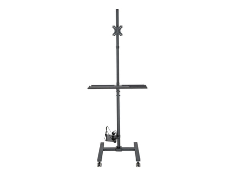 EATON TRIPPLITE Mobile Workstation with Monitor Mount - For 7inch to 32inch Displays Height Adjustable