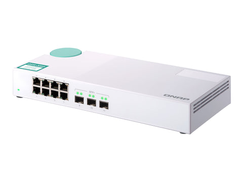QNAP QSW-308S Eight 1GbE NBASE-T Ports Three 10GbE SFP+ Unmanage Switch