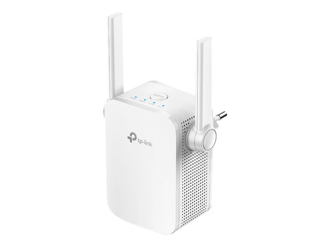 TP-LINK AC1200 Dual Band Wireless Wall Plugged Range Extender MediaTek 867Mbps at 5GHz + 300Mbps at 2.4GHz 802.11ac/a/b/g/n 1 10/100