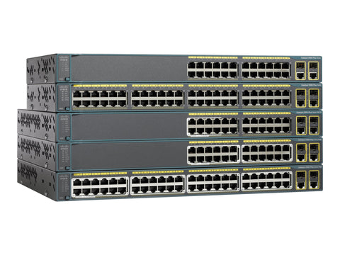 CISCO Cat2960Plus48 10/100PoE+2 1000BT+2SFP LANBase REMANUFACTURED