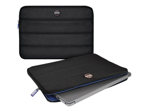 PORT DESIGNS Essential Padded Laptop Sleeve For notebooks up to 15.6p Full padded structure with 7mm foam panels for