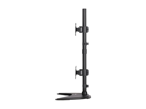 EATON TRIPPLITE Dual Vertical Flat-Screen Desk Stand/Clamp Mount 15inch to 27inch Flat-Screen Displays