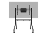 NEOMOUNTS FL50-525BL1 Support au sol mobile pour écran 55-86p - étagère multimédia incluse - installation rapide - TÜV
