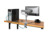 EATON TRIPPLITE Single-Display Flex-Arm Desktop Clamp for 13inch to 34p Displays - USB and Audio Ports Aluminum