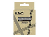 EPSON Matte Tape Clear/Black 12mm 8m LK-4TBJ
