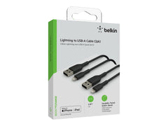BELKIN Câble USB-A vers Lightning 1m Pack de 2