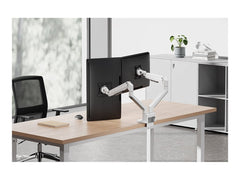 NEOMOUNTS DS70-250WH2 Support décran à fixer 17-32p - ressort à gaz - Topfix - arrêt 180