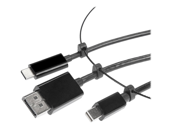 LINDY Converter Set USB Type C MiniDP and DP to HDMI 18G