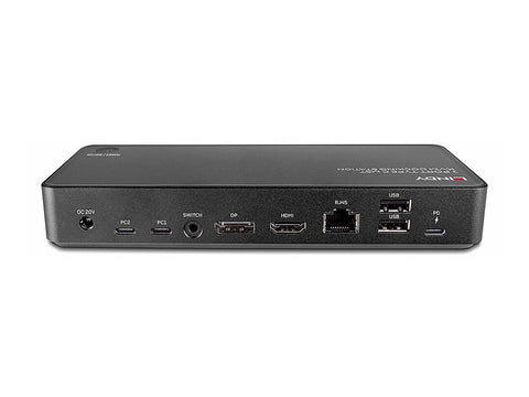 LINDY 2 Port Type C MST KVM Docking Station