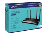 TP-LINK AX1500 Wi-Fi 6 Router Broadcom 1.5GHz Tri-Core CPU 1201Mops at 5GHz+300Mops at 2.4GHz 5 Gigabit Ports 4 Antennas