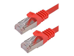 MCL CAT 7 S/FTP LSZH Patch cable - 0.5m Red