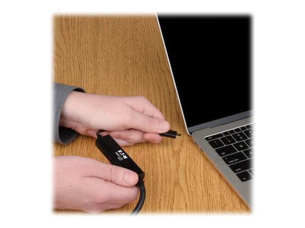 EATON TRIPPLITE USB-C to DisplayPort Active Adapter Cable M/M 4K 60 6ft. 1.8m