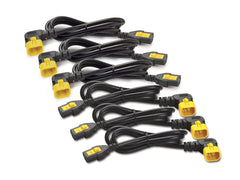 APC Power Cord Kit 6 ea Locking C13 TO C14 90 Degree 0.6m