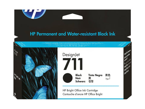 HP 711 original Ink cartridge CZ133A black high capacity 80ml 1-pack