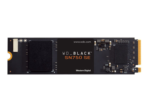 WD Black SSD SN750 SE Gaming NVMe 1To PCIe Gen4 compatible with PCIe Gen3 M.2 High-Performance NVMe SSD internal single-packed