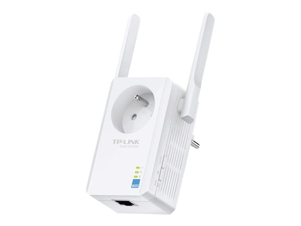 TP-LINK 300Mbps Wireless N Wall Plugged Range Extender with Pass Through Atheros 2T2R 2.4GHz 802.11n/g/b Power on/off and Ranger Ext