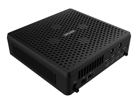ZOTAC ZBOX QCM7T3000 Barebone Intel Core i7-10750H 2xDDR4-2933/2666 SODIMM Slot max 64Go M.2 SSD PCIE x4/SATA III SSD Slot 2242/2280