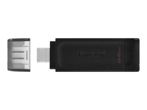 KINGSTON 64Go USB-C 3.2 Gen1 DataTraveler 70