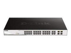 D-LINK 28-Port Layer2 PoE+ Gigabit Smart Managed Switch dlink green 3.0 24x 10/100/1000Mbit/s TP RJ-45 PoE Port Port 1-24 802.3at