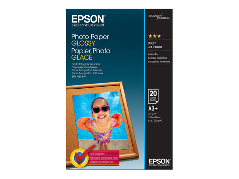 EPSON Papier Photo Glace 200g A3 (20f)