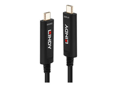 LINDY Fibre Optic Hybrid USB C Video 15m