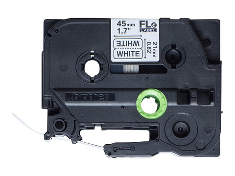 BROTHER FLe-2511 Black on White Flag Tape for Brother P-touch D800W P900W P950NW