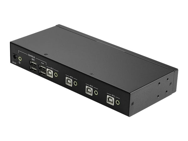 LINDY 4 Port USB 2.0 & Audio KM Switch