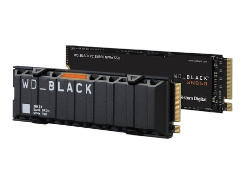 WD Black SN850 NVMe SSD with Heatsink PCIe Gen4 1To