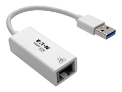 EATON TRIPPLITE USB 3.0 to Gigabit Ethernet NIC Network Adapter 10/100/1000Mbps White