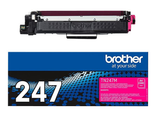 BROTHER TN247M Toner magenta haute capacité de 2300 pages pour Hl-L32xx DCP-L35xx MFC-L37xx