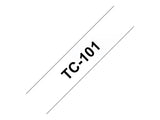 BROTHER P-Touch TC-101 black on clear 12mm