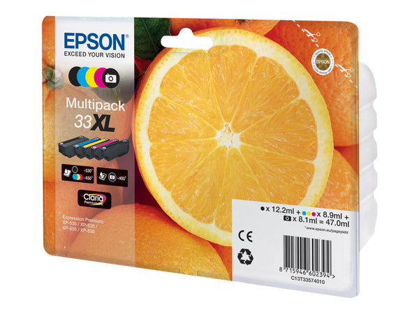 EPSON 4LB 33XL Multipack non-tagged - Claria Premium Ink Orange