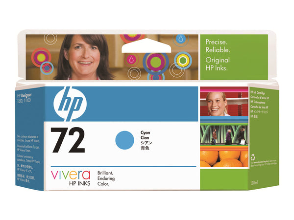 HP 72 original Ink cartridge C9371A cyan high capacity 130ml 1-pack