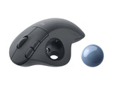LOGITECH ERGO M575 for Business Trackball right-handed optical 5 buttons wireless Bluetooth Bolt USB receiver graphite