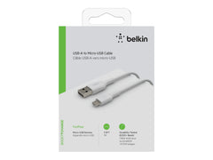BELKIN BOOST CHARGE Micro-USB to USB-A Cable PVC 1M White