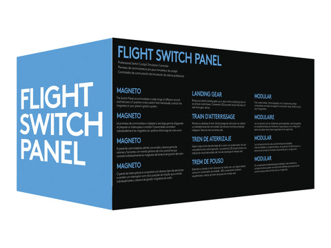 LOGITECH Flight Switch Panel Flight simulator instrument panel wired for PC