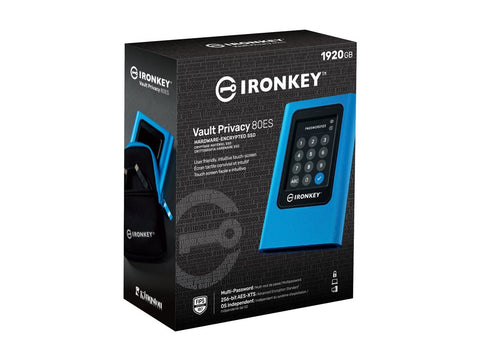 KINGSTON 1920Go IronKey Vault Privacy 80 XTS-AES 256-bit Encrypted External SSD