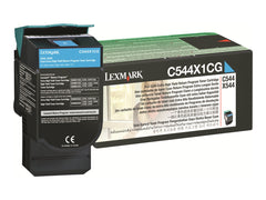 LEXMARK C544, X544 cartouche de toner cyan très haute capacité 4.000 pages pack de 1 retour programme
