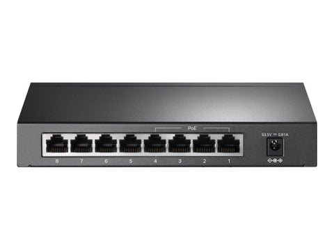 TP-LINK TL-SF1008LP 8-Port 10/100 Mbps Desktop Switch with 4-Port PoE 41W PoE budget